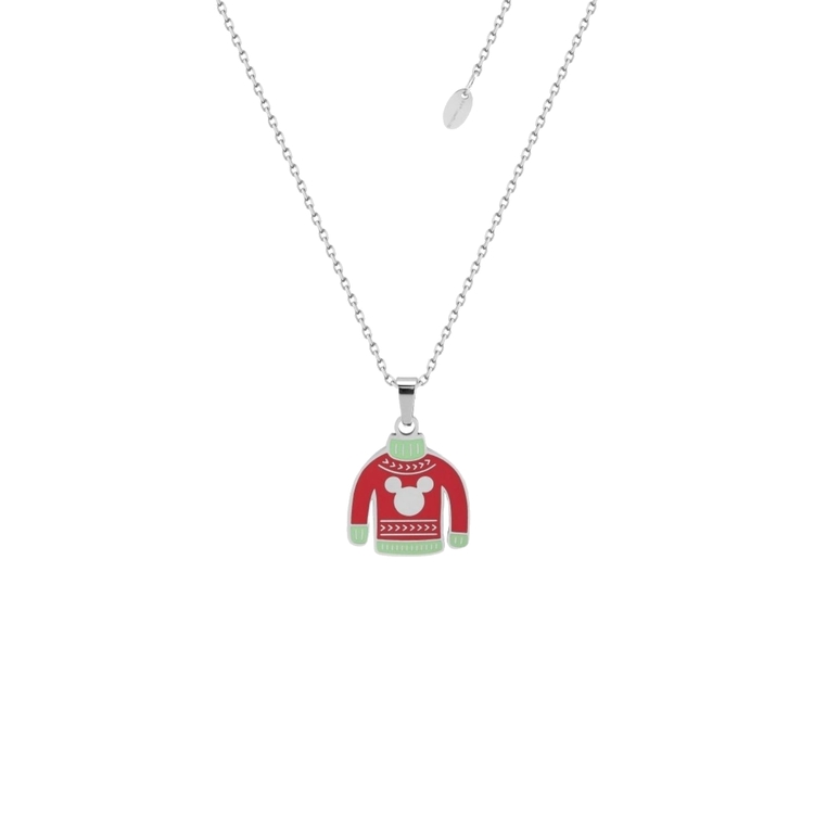 Product Disney Coture Christmas Mickey Mouse Festive Jumper Necklace image