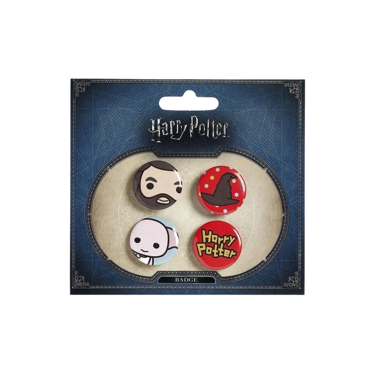 Product Harry Potter Chibi Hagrit Hat Dobby Set of 3 Pins image