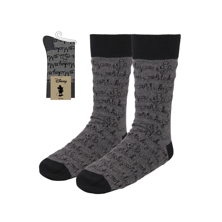 Product Disney Mickey Mouse Hand Writting Socks image