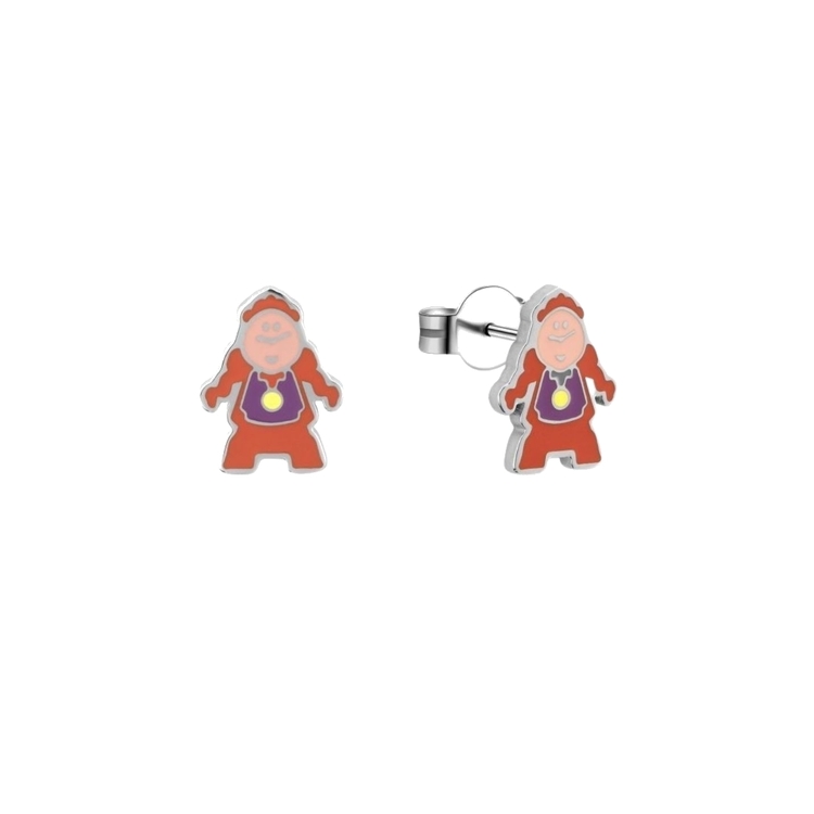 Product Disney Couture Essential Beauty & the Beast Cogsworth Earrings image