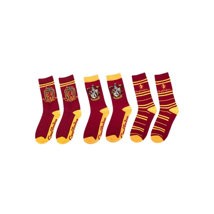 Product Harry Potter Gryffindor Socks Set of 3 image