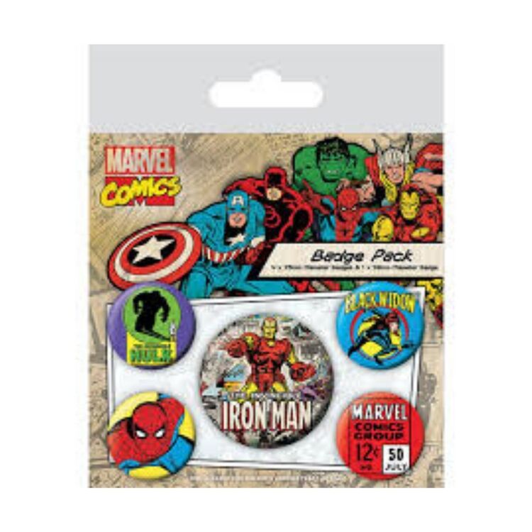 Product Marvel Iron Man Badge Pack image