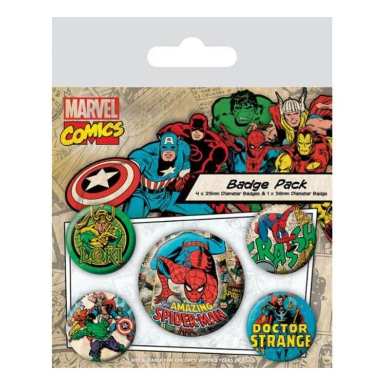 Product Marvel Spiderman Badge Pack image