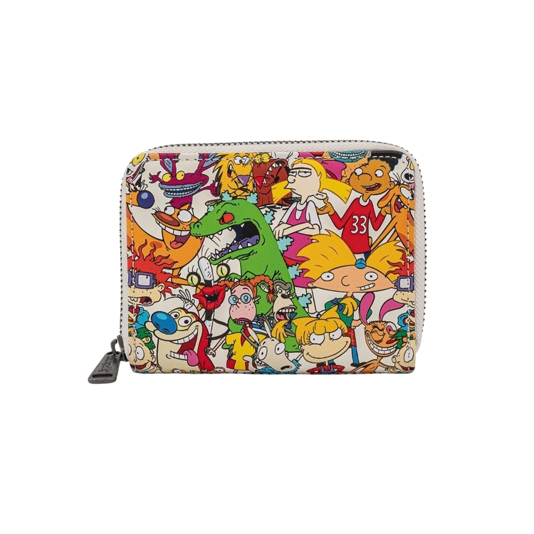 Product Loungefly Nickelodeon Nick Rewind Gang Characters Zip Around Wallet image