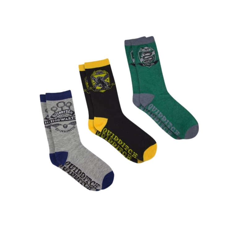 Product Harry Potter Quidditch Hogwarts Socks Set of 3  image