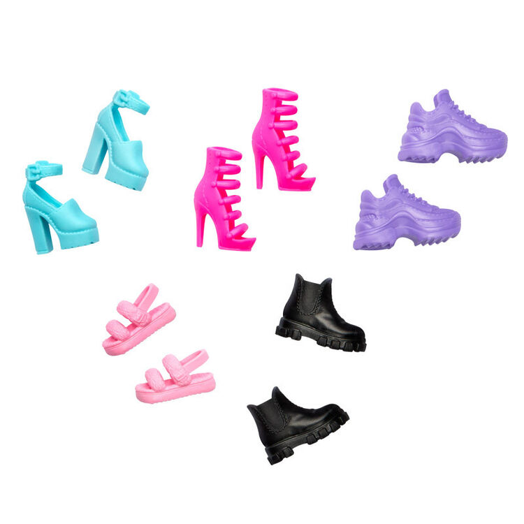 Product Mattel Barbie: Accessories - 5 Pair of Shoes (HWV71) image