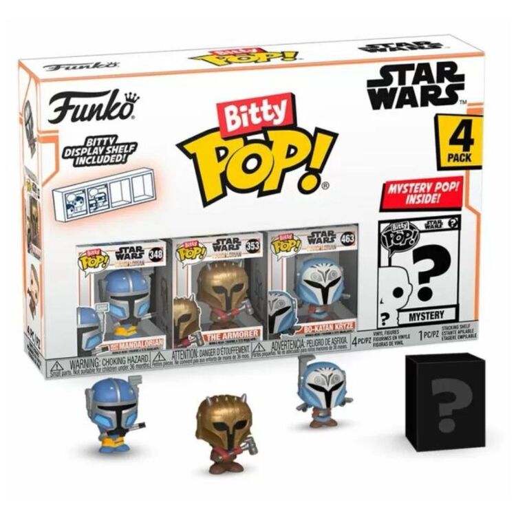 Product Funko Bitty Pop! 4-Pack Star Wars The Mandalorian Heavy (Infantry) Mandalorian image