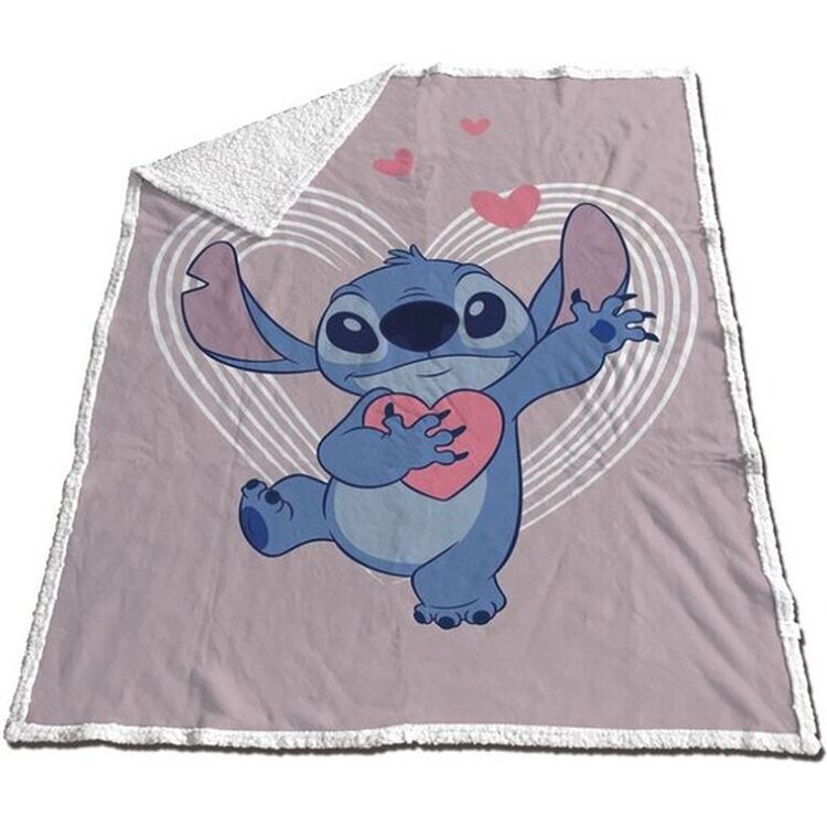 Product Κουβέρτα Disney Stitch Love Sherpa image