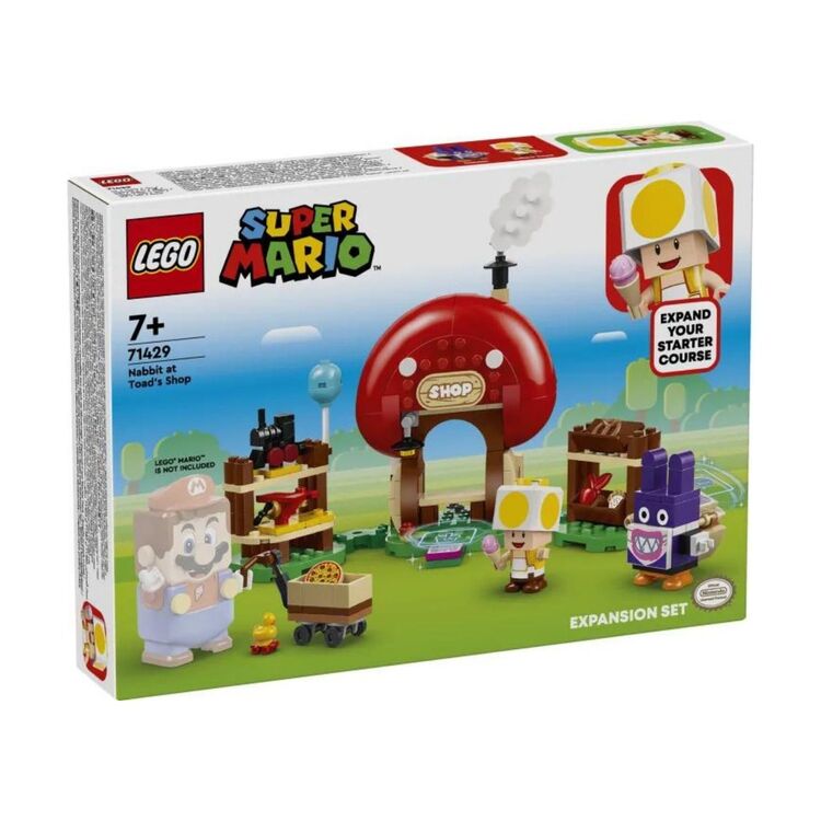 Product LEGO® Super Mario Nabbit At Toad's Shop Expansion Set image