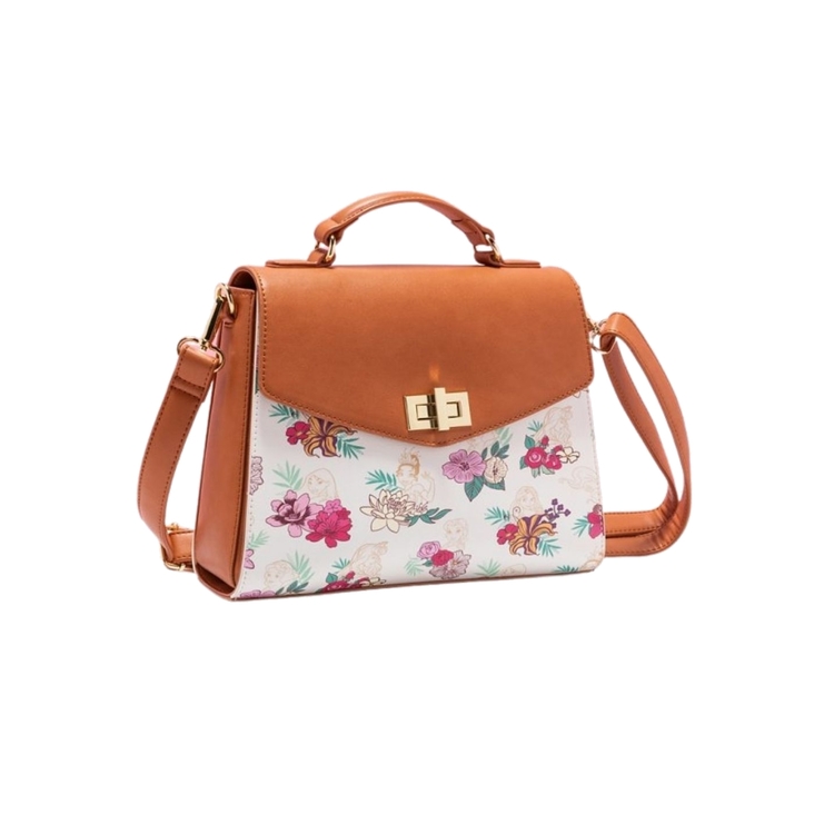 Product Loungefly Disney Princess Floral Crossbody Bag image