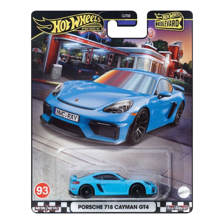 Product Mattel Hot Wheels Premium: Boulevard - Porsche 718 Cayman GT4 (HRT71) image