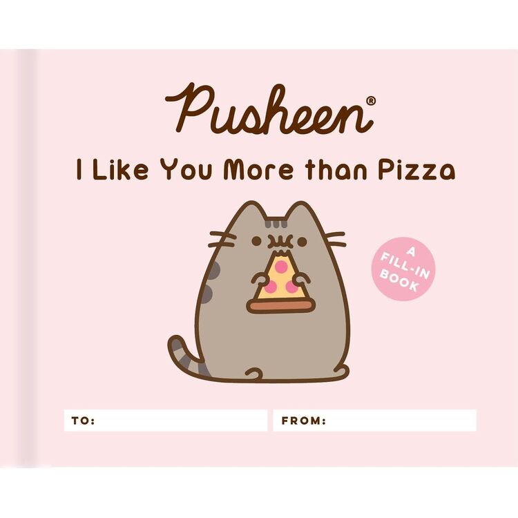 Product Pusheen: I Like You More than Pizza: A Fill-In Book image