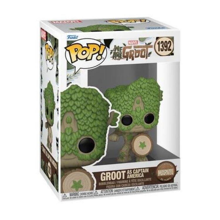 Product Funko Pop! Marvel We Are Groot Groot as Captain America image