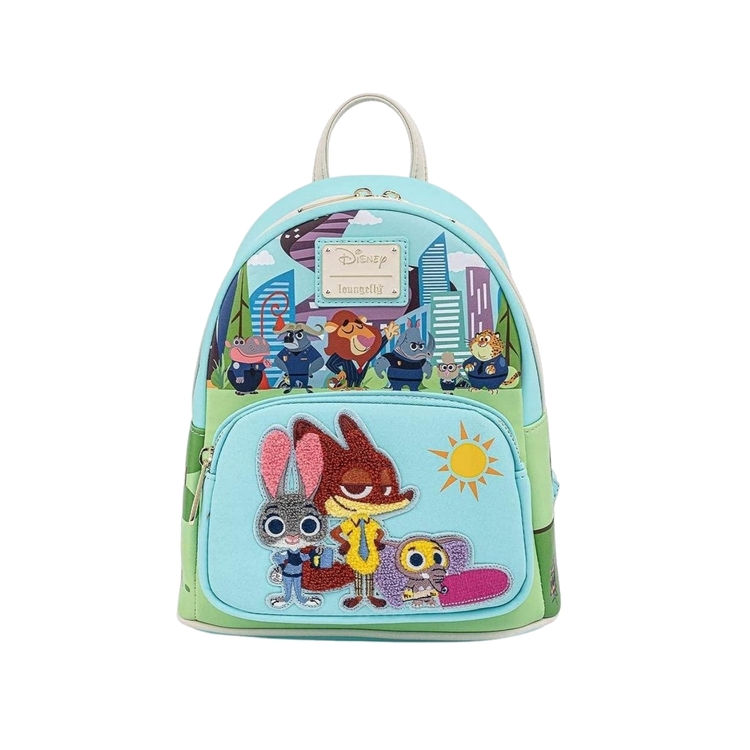 Product Loungefly Disney Zootopia Chibi Group Mini Backpack image