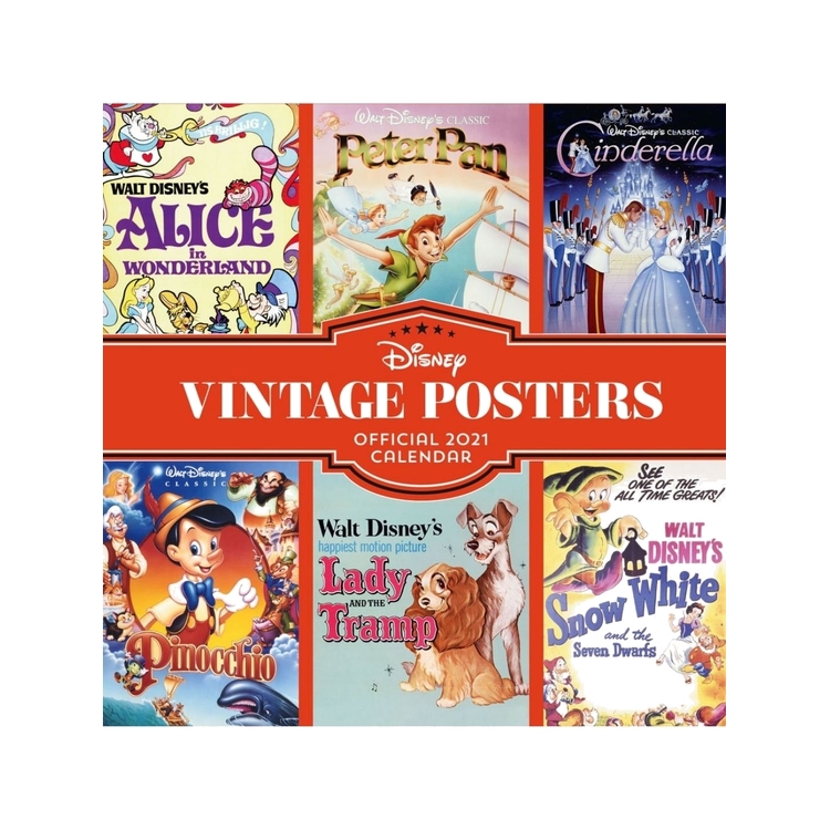 Product Disney Vintage Posters Calendar 2021 image