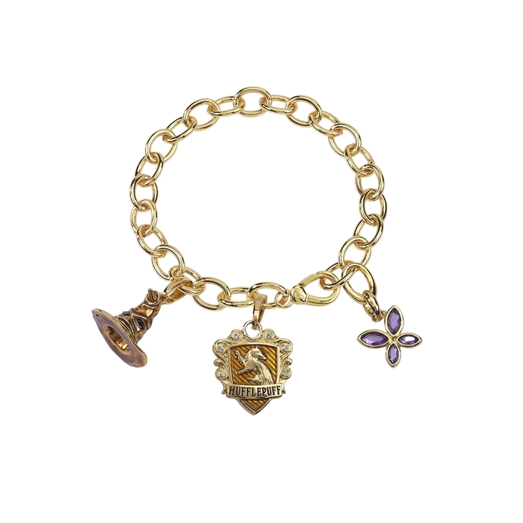 Product Harry Potter Lumos Hufflepuff Charm Bracelet image