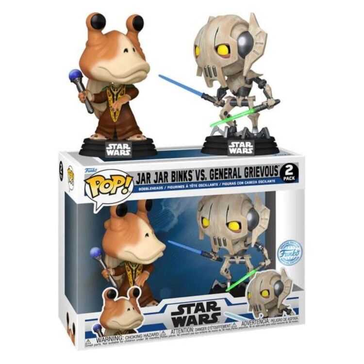 Product Φιγούρα Funko Pop!Star Wars Jar Jar Binks vs. General Grievous 2-Pack (Special Edition) image