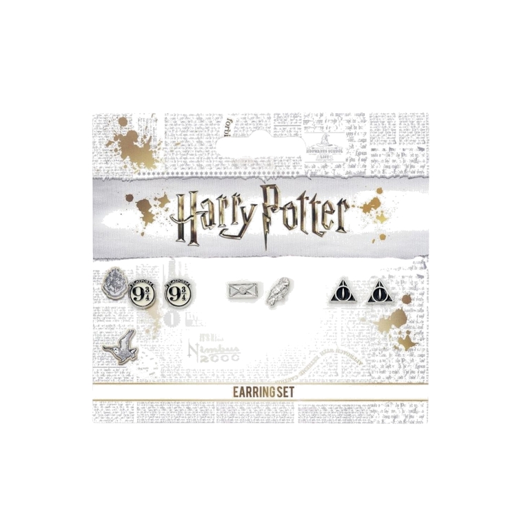 Product Harry Potter Stud Earring Platform Hedwig And Deathly Hallows image