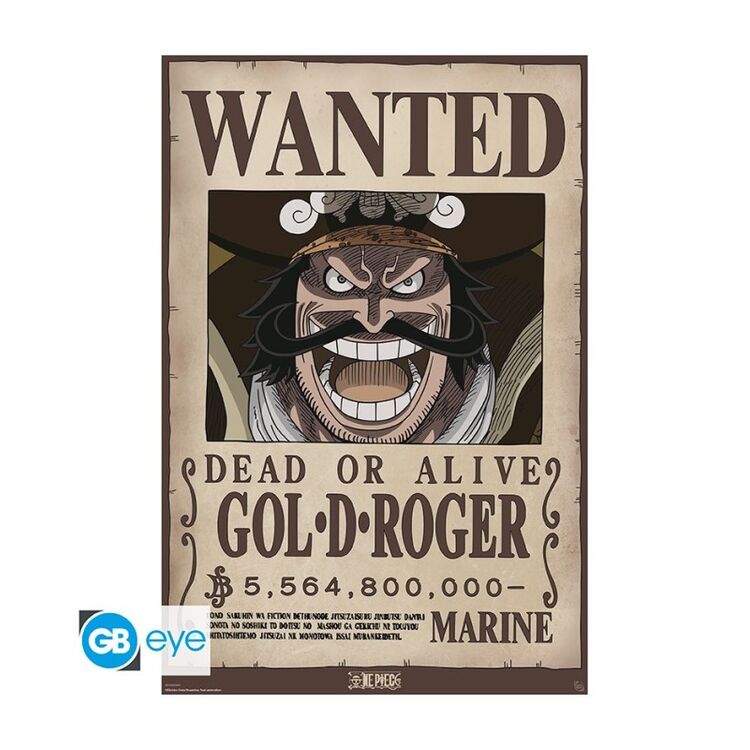 Product Αφίσα One Piece Wanted Gol .D. Roger image