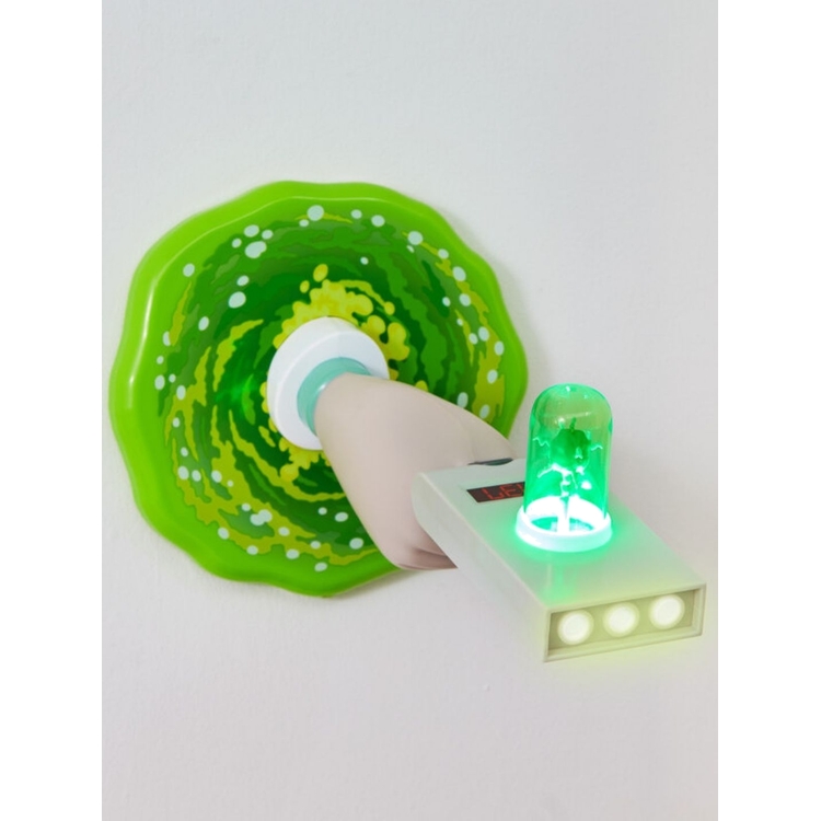 Product Rick & Morty Portal Gun Wall Light image