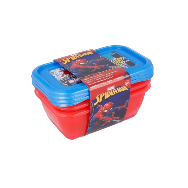 Product Marvel Spider-Man 3pcs Snack Containers image