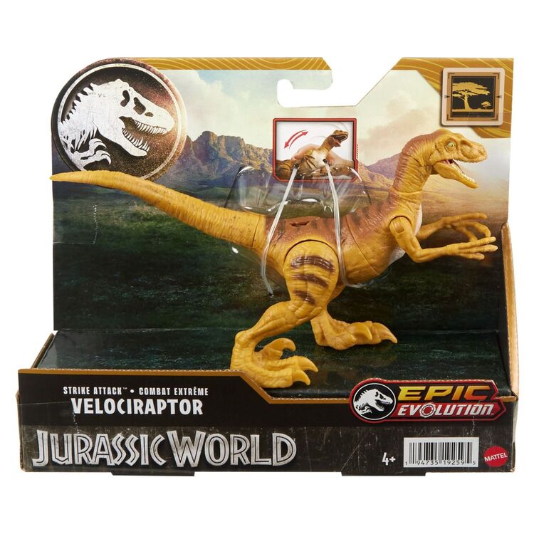 Product Mattel Jurassic World: Epic Evolution Strike Attack - Velociraptor (HTK60) image