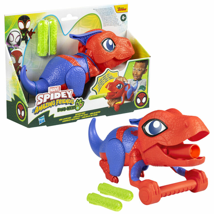 Product Hasbro Nerf Disney Marvel: Spidey And His Amazing Friends Dino-Webs - Spidey-Rex Web Launcher (F9475) image