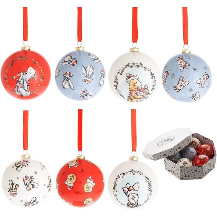 Product Disney Winnie The Pooh Set of 7 Baubles image