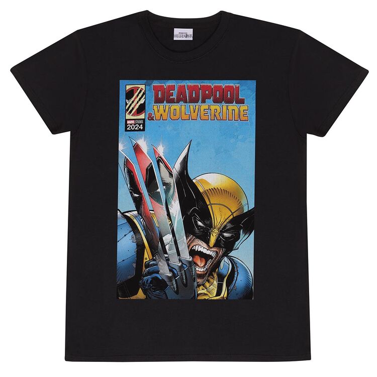 Product Marvel Comics Deadpool Wolverine Reflection T-Shirt image