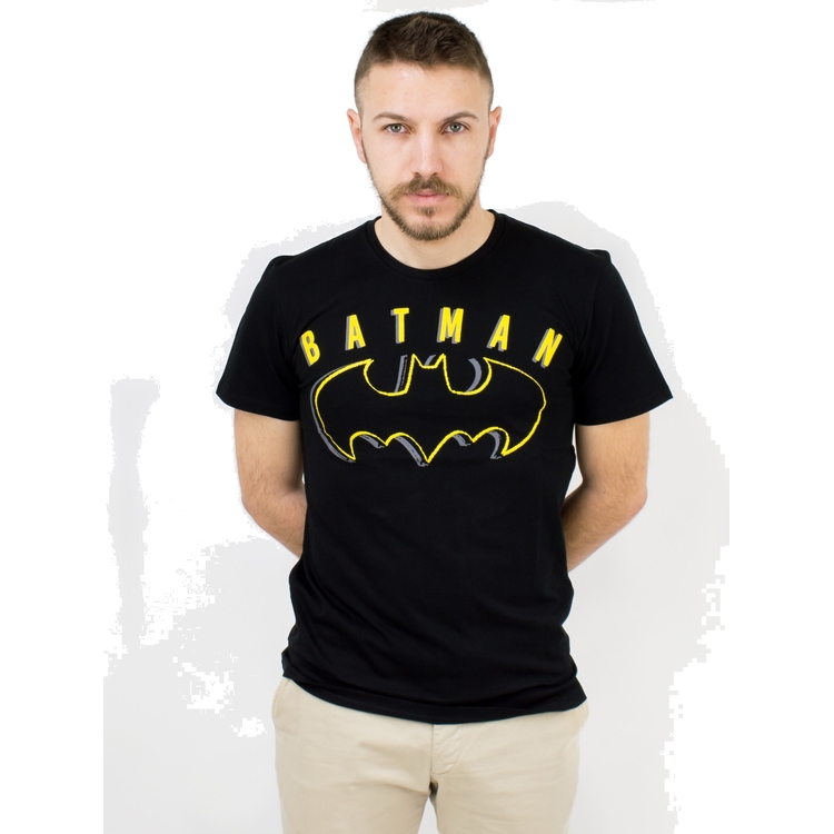 Product Batman Heart Of Steel Black Half Sleeve Men T-Shirt image