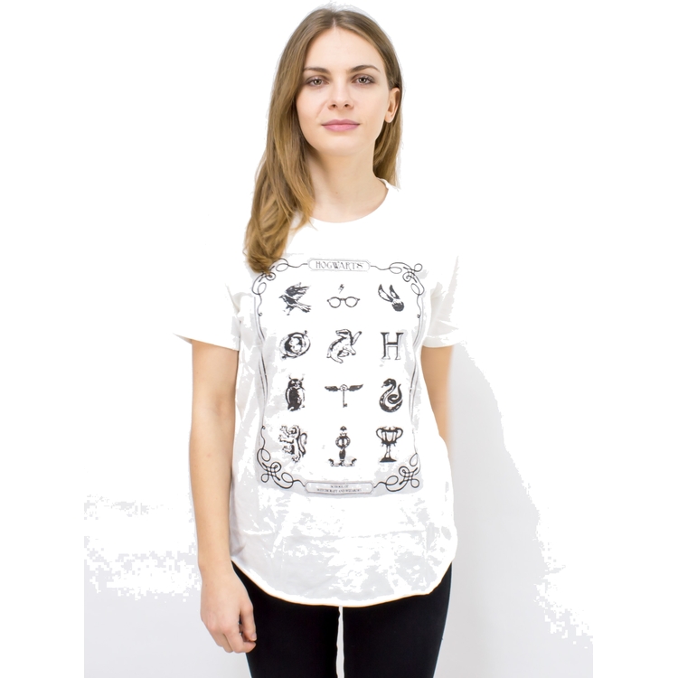 Product Harry Potter Hogwarts Symbols Womens T-Shirt image