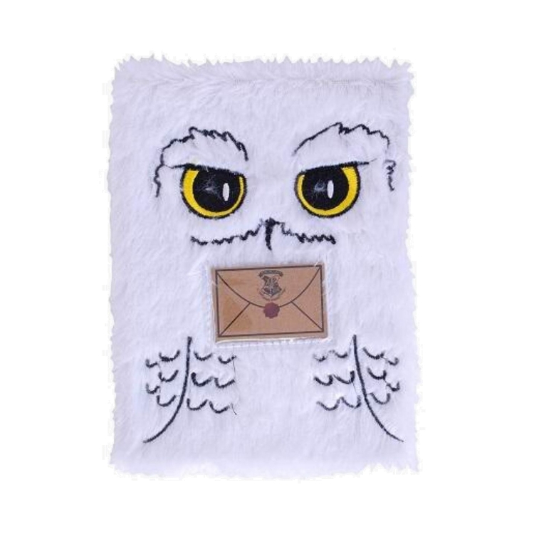 Product Harry Potter A5 Plush Notebook Hedwig image