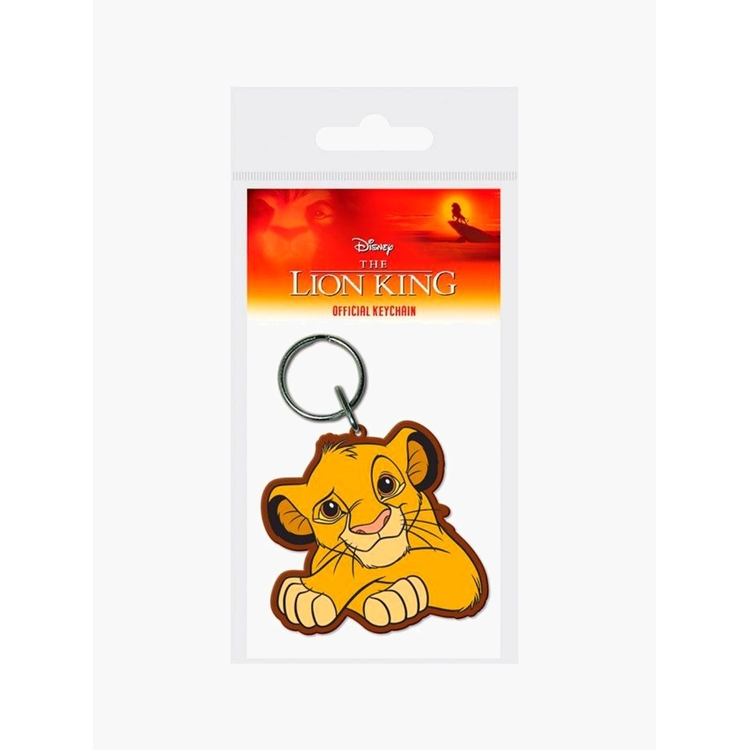 Product The Lion King Rubber Keychain Simba image