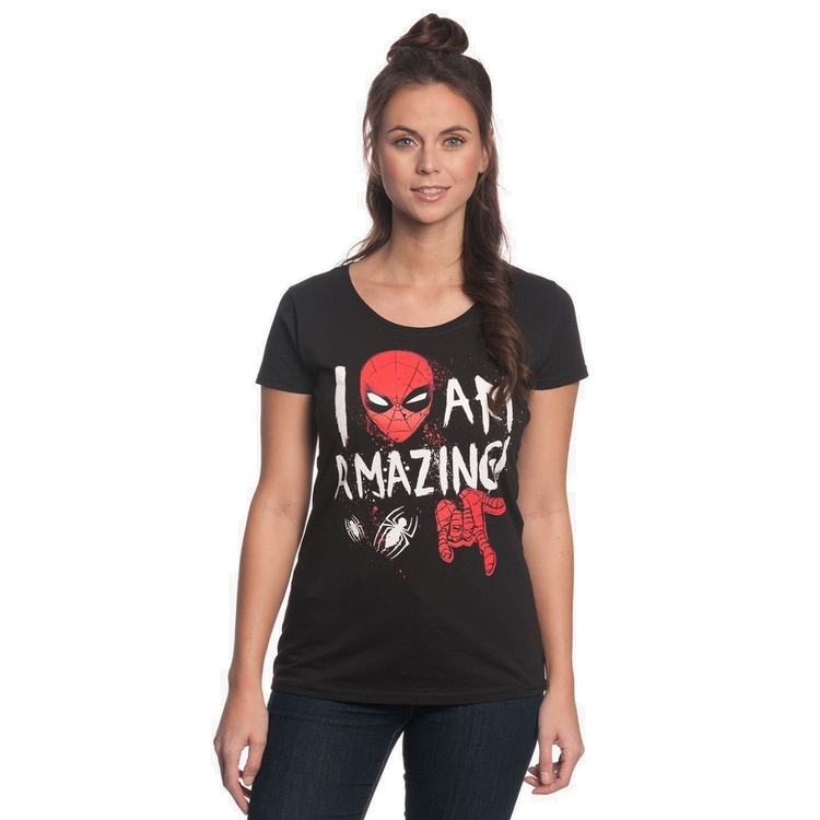 Product Spiderman I Am Amazing Girl Shirt image