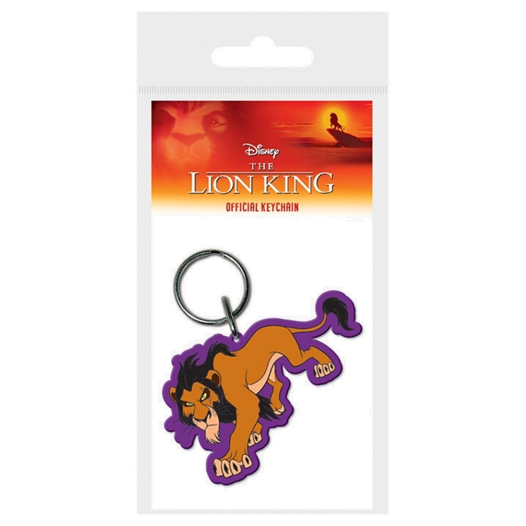 Product Disney The Lion King Scar Rubber Keychain image