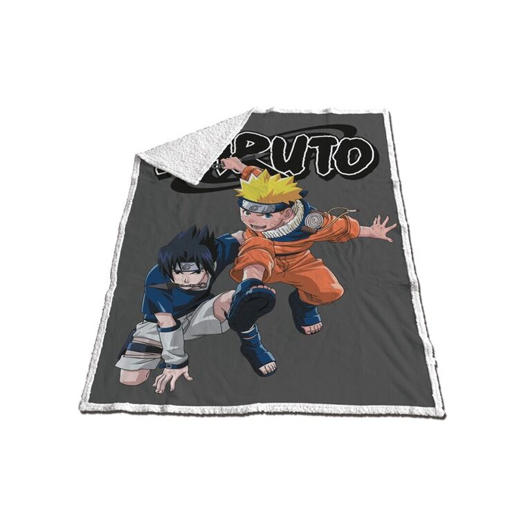 Product Naruto And Sasuke Sherpa Blanket image