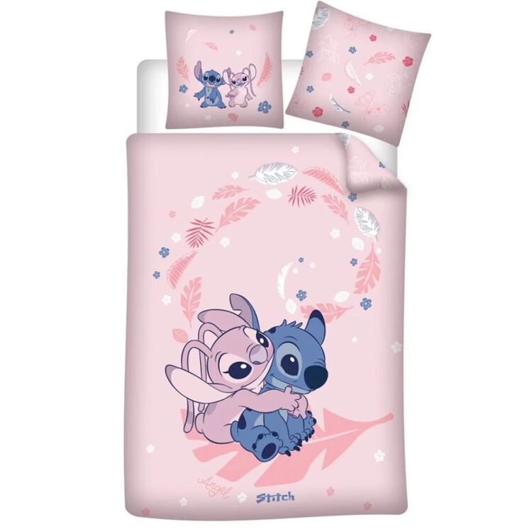 Product Lilo and Stitch Duvet Single Pink image