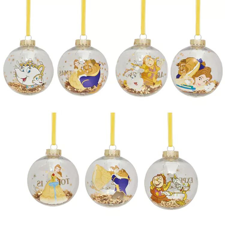 Product Disney Set of 7 Baubles Beauty & The Beast image