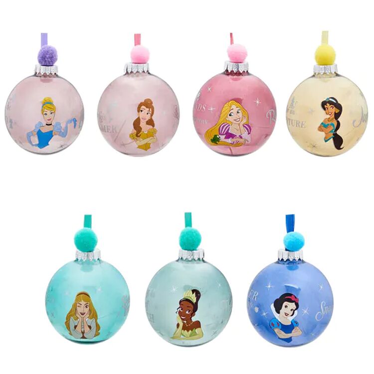 Product Disney Set of 7 Baubles Princesses image