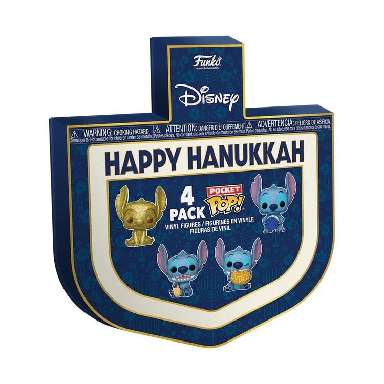 Product Φιγούρα Funko Pocket Pop Disney Stitch Hanukah 4pack image