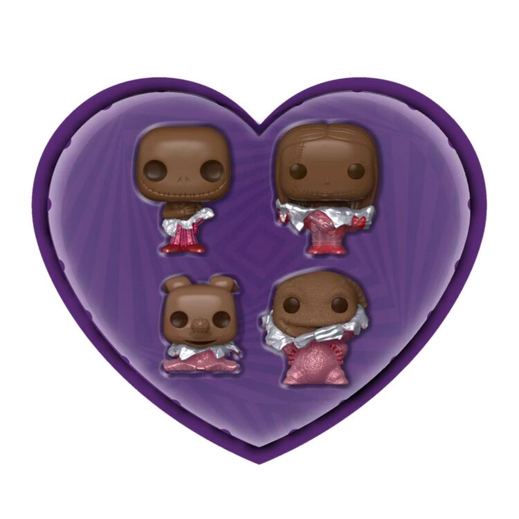 Product Φιγούρες Funko Pocket Pop! Nightmare Before Christmas Keychains 4 Pack- Valentine(Chocolate) image