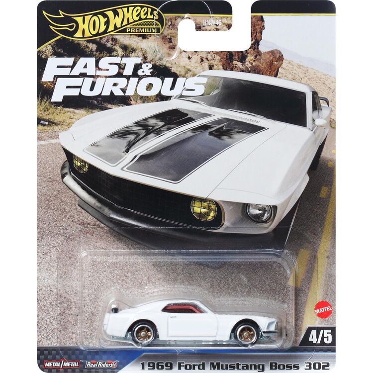Product Mattel Hot Wheels Premium: Fast  Furious - 1969 Ford Mustang Boss 302 (HYP71) image