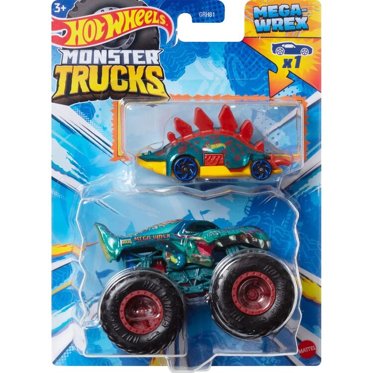 Product Mattel Hot Wheels: Monster Trucks - Mega Wrex 2 Pack (HWN43) image