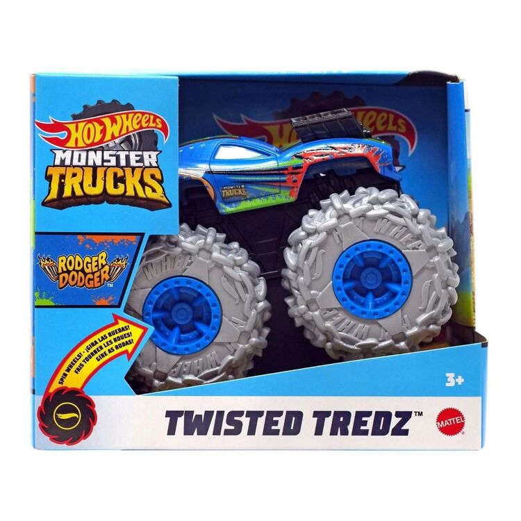 Product Mattel Hot Wheels: Monster Trucks Rodger Dodger - Twisted Tredz (GVK40) image