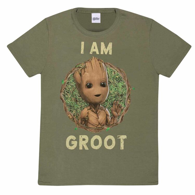 Product Marvel I am Groot T-shirt Olive Green image