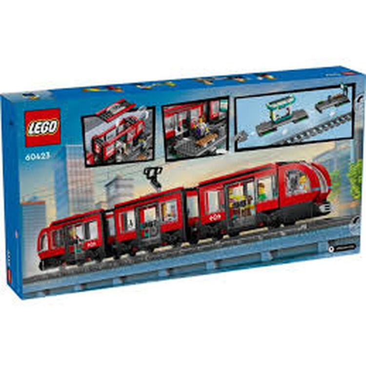 Product LEGO® City Downtown: Streetcar and Station (60423) image