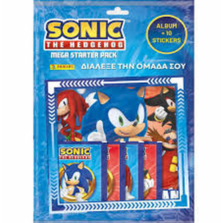 Product Panini Sonic The Hedgehog Starter Pack (Άλμπουμ + 10 Αυτοκόλλητα) image