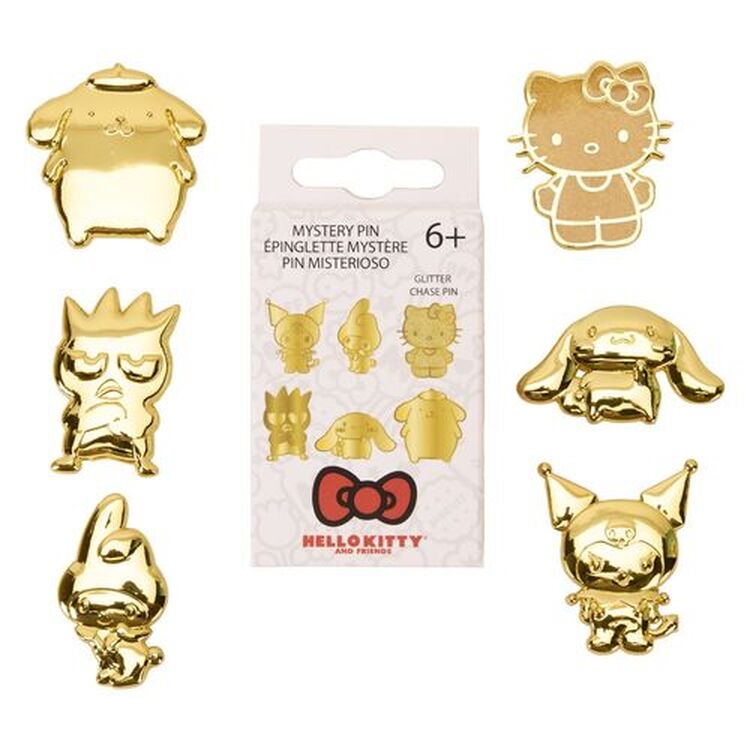 Product Καρφίτσα Loungefly Sanrio 50Th Anniversary - Hello Kitty Gold (Τυχαία Επιλογή) image