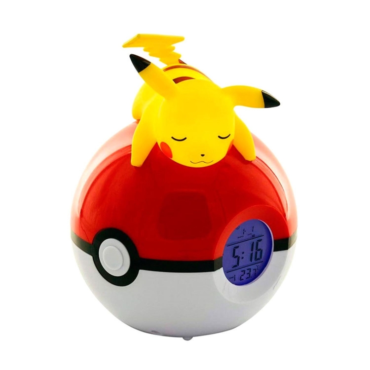 Product Pokemon Pikachu Pokeball lamp alarm clock image