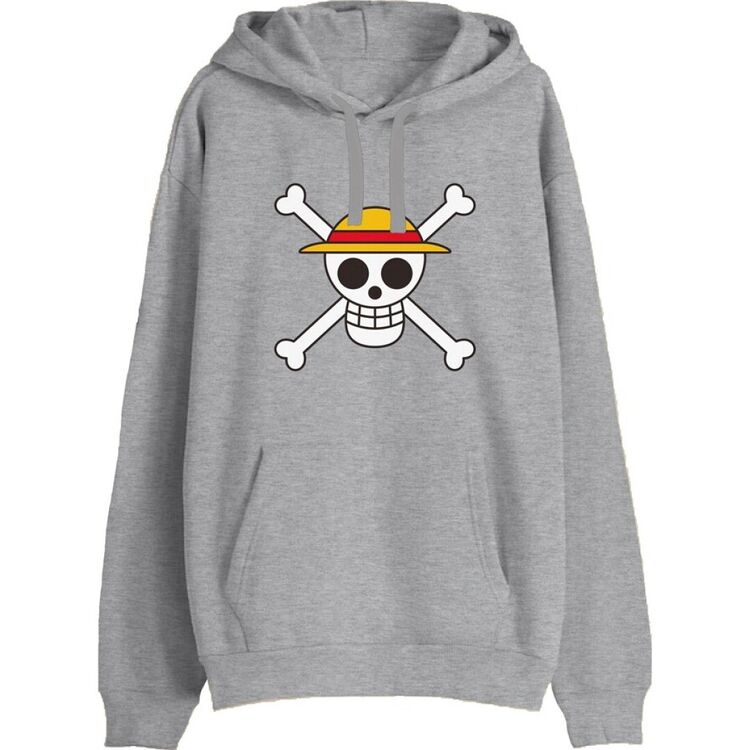 Product One Piece Grey Skull Hoodie image